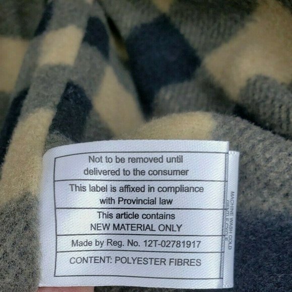 iXtreme Boys Brown Plaid Interior Full Zip Jacket With Skully Hat Included - Picture 3 of 12